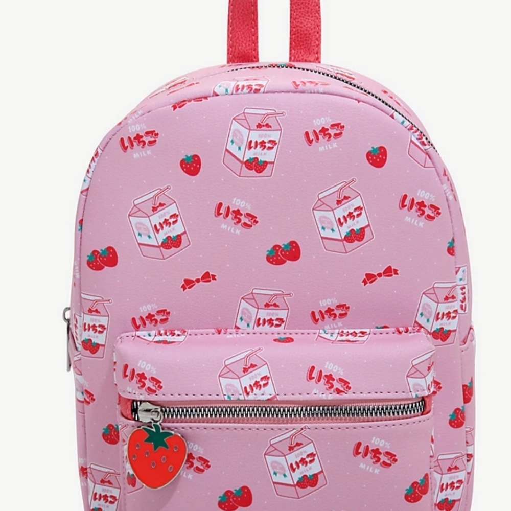 Strawberry Milk Mini Backpack